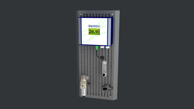 Green Instruments O2 Sensor Green Instruments G3621 Stack Gas Oxygen Analyzing System - Neohance